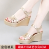 Mã M245: giày cao cấp sandal đế xuồng nữ, kiểu dáng mùa hè mới, chống trơn trượt, chống mài mòn