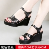 Mã M245: giày cao cấp sandal đế xuồng nữ, kiểu dáng mùa hè mới, chống trơn trượt, chống mài mòn