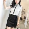 Mã D018: áo sơ mi nữ tay lỡ Pc hàn quốc