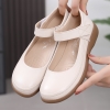 Mã K908: Giày nữ cao cấp Mary Jane da thật đế mềm thường ngày