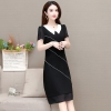 Mã B749: váy suông phong cách phương tây váy che bụng