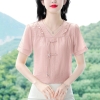 Mã K924: Áo sơ mi cotton và vải lanh cho nữ cao cấp mùa hè