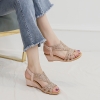 Mã L890: Giày nữ cao cấp sandal đế xuồng kim cương phong cách