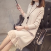 Mã A643 Giá 890K: váy len nữ phối lưới cổ 3cm thanh lịch mới