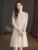 Mã K842: Váy len cashmere dệt kim cao cấp dành cho nữ mùa thu đông khí chất