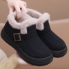 Mã L542: giày bốt nữ đẹp cao cấp thời trang giày cotton thường ngày giày bốt tuyết nhung