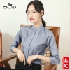 Mã L336: áo sơ mi nữ cao cấp công sở màu trắng thời trang và sành điệu