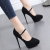 Mã A283 Giá 1380K: Giày cao gót nữ đế nhọn mới có khóa siêu cao gót 12CM
