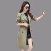 Mã A076 Giá 880K: Áo khoác nữ kaki dáng dài phiên bản hàn quốc