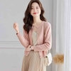 Mã K370: Áo khoác len nữ cổ tròn khoác cadigan nữ