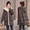 Mã K791: áo khoác phao dáng dài siêu ấm mùa đông