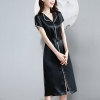 Mã B483: đầm váy lụa cao cấp ngắn tay mùa hè