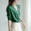 Mã D183: áo len nữ cổ tim
