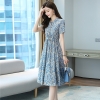 Mã B232: đầm váy cao cấp hoa nhỏ mùa hè Pháp retro