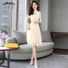 Mã B286: đầm Váy ren dài tay cao cấp Fan Zaochun
