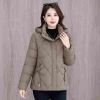 Mã K735: áo khoác phao nữ trung niên mùa đông