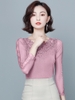Mã C429: áo sơ mi nữ thun dài tay