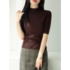 Mã A094 Giá 650K: Áo len nữ ôm body cổ lọ tay nỡ mới