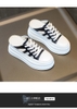 Mã G052: Giày sandal công sở da lộn màu trắng