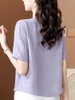 Mã L019: áo sơ mi nữ cao cấp sang trọng và rộng rãi trung niên