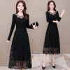Mã B882: Váy liền thân ren đen sang trọng cao cấp