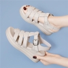 Mã L993: Giày sandal đế xuồng bằng da thật dành cho nữ cao cấp