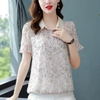 Mã D459: áo sơ mi nữ thanh lịch voan mùa hè