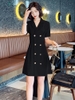 Mã B677: váy nữ mới cổ vest chuyên nghiệp