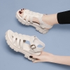 Mã L993: Giày sandal đế xuồng bằng da thật dành cho nữ cao cấp