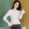 Mã H037: áo khoác len nữ nhẹ nhàng thanh lịch thiết kế mới