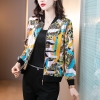 Mã D406: Áo khoác mỏng nhẹ dài tay in hình cardigan Pc tây