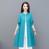 Mã M322: Áo khoác cardigan mỏng nhẹ mùa hè dành cho nữ, dáng lửng, cổ tròn, màu trơn cao cấp