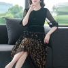 Mã C150: đầm dáng suông che bụng giảm béo