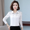 Mã L604: Áo sơ mi cotton nguyên chất nữ cao cấp dài tay