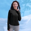 Mã M004: Áo khoác chống nắng nữ cổ đứng dáng ôm eo thoáng khí chất liệu lụa băng chống tia UV