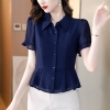 Mã G033: Sơ mi voan nhỏ xinh ngắn tay nữ mùa hè