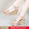 Mã M245: giày cao cấp sandal đế xuồng nữ, kiểu dáng mùa hè mới, chống trơn trượt, chống mài mòn