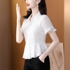 Mã G033: Sơ mi voan nhỏ xinh ngắn tay nữ mùa hè
