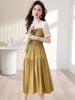 Mã L443: váy đẹp cao cấp lụa thương hiệu cao cấp nữ cao cấp mùa hè