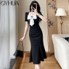 Mã L503: Váy đẹp dài ôm cao cấp sang trọng nhẹ nhàng Váy đẹp ôm nữ đẹp cao cấp cao cấp dài