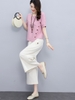 Mã C976: set bộ nữ quần ống rộng big size