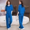 Mã H740: Sét bộ thể thao nữ dáng rộng trung niên phong cách phương tây