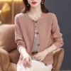 Mã K428: áo khoác len nữ cadigan khoác nhẹ Pc hàn quốc