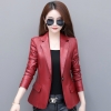 Mã B833: Áo khoác da nữ ngắn kiểu Hàn Quốc