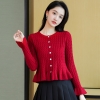 Mã H037: áo khoác len nữ nhẹ nhàng thanh lịch thiết kế mới