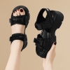 Mã L993: Giày sandal đế xuồng bằng da thật dành cho nữ cao cấp