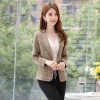 Mã B539: áo khoác vest nữ dáng ngắn cao cấp kẻ sọc phong cách hàn quốc