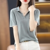 Mã D352: áo len nữ ngắn tay