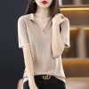 Mã D352: áo len nữ ngắn tay
