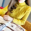 Mã A006 Giá 690K: Áo len nữ cổ cao xoắn